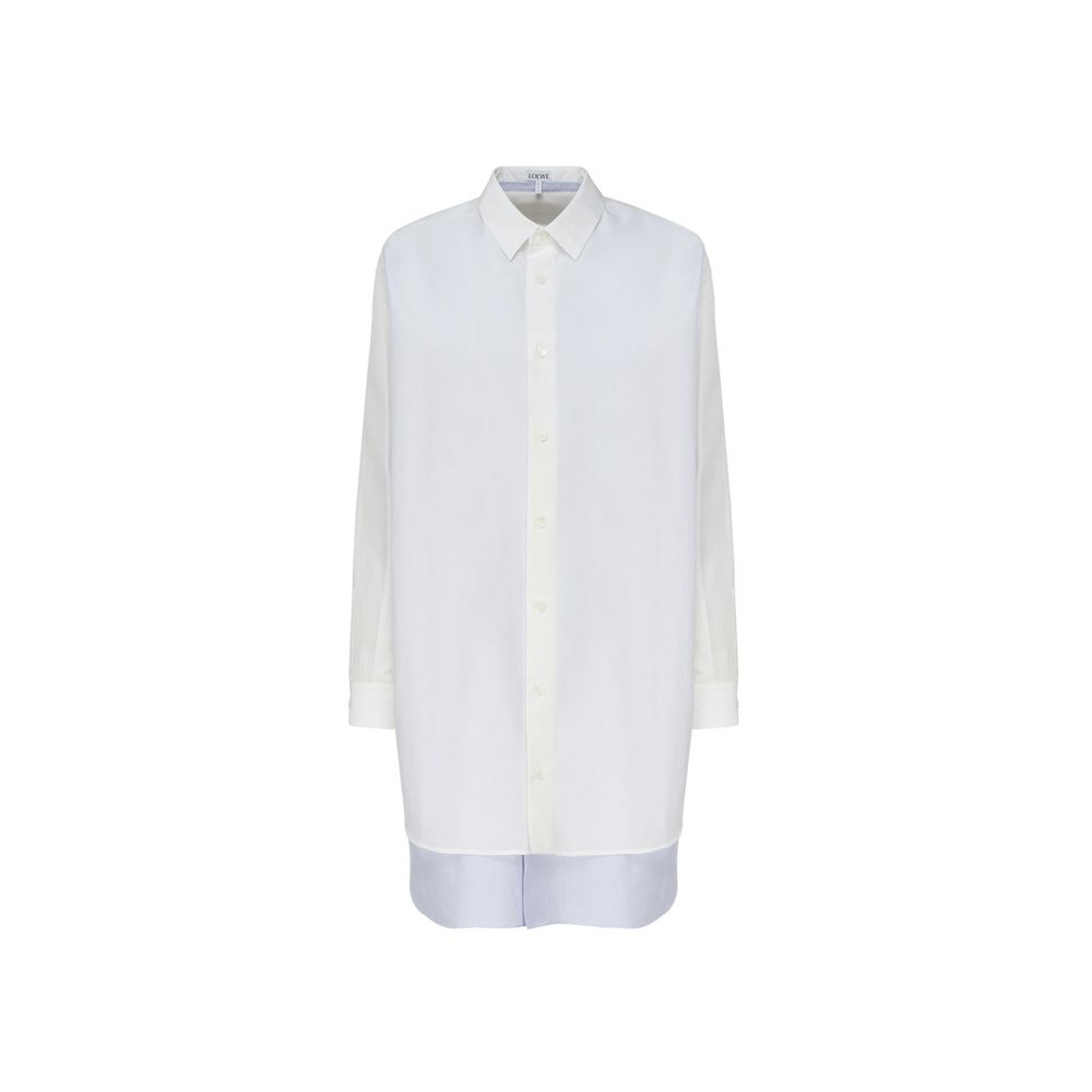 Loewe White Cotton Casual Dress